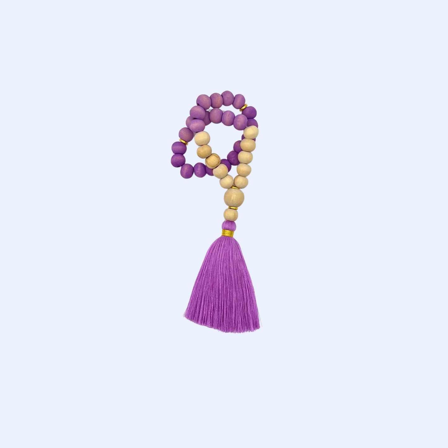 Violet Ombré prayer Beads 33