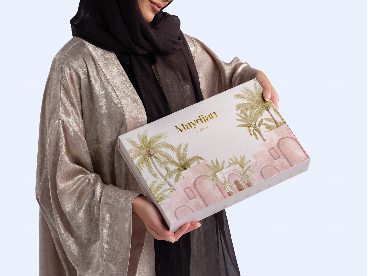 سجادة صلاة خليجية أرجوانية