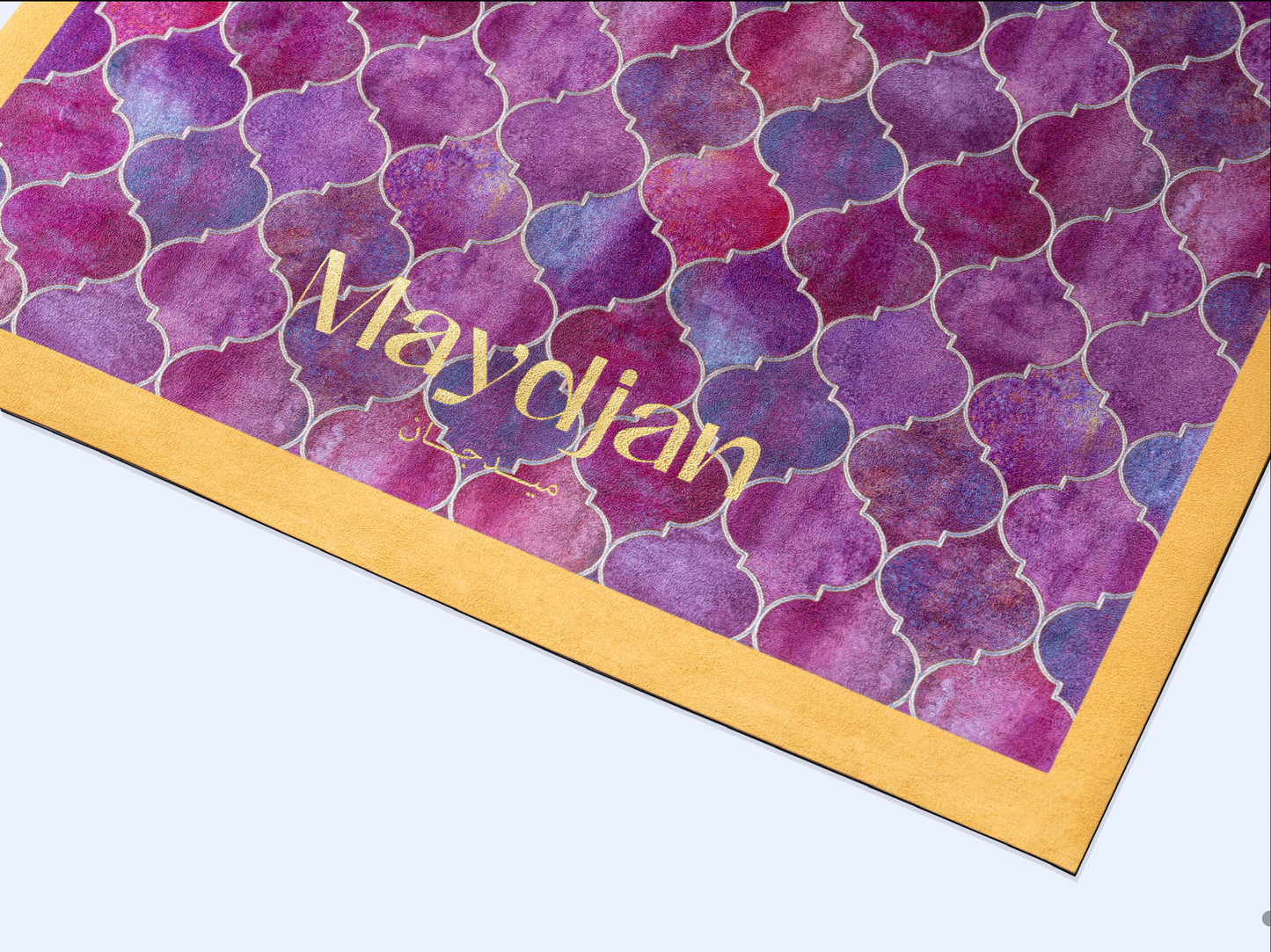 Khaleejiyah Purple Prayer Mat