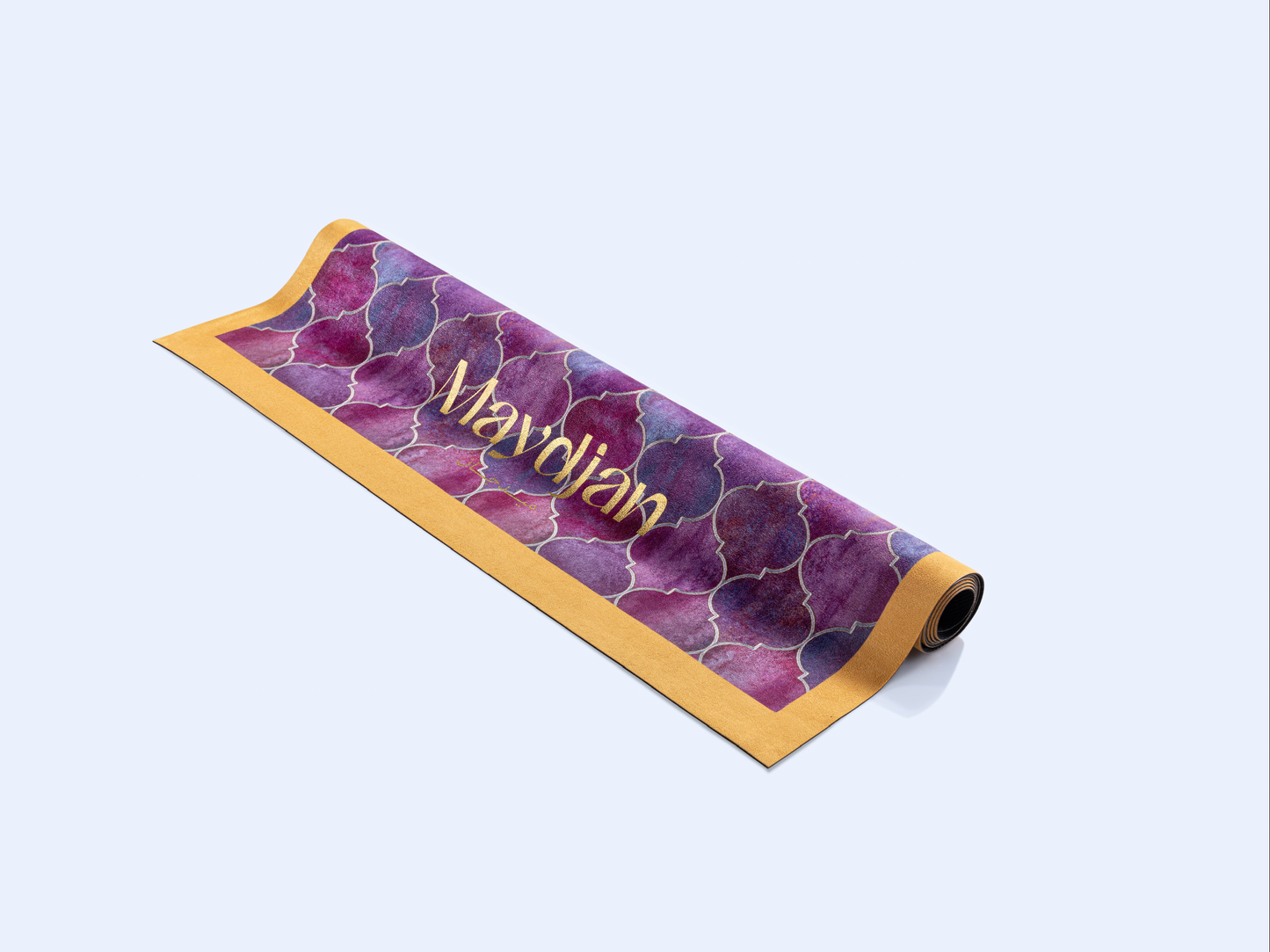 Khaleejiyah Purple Prayer Mat