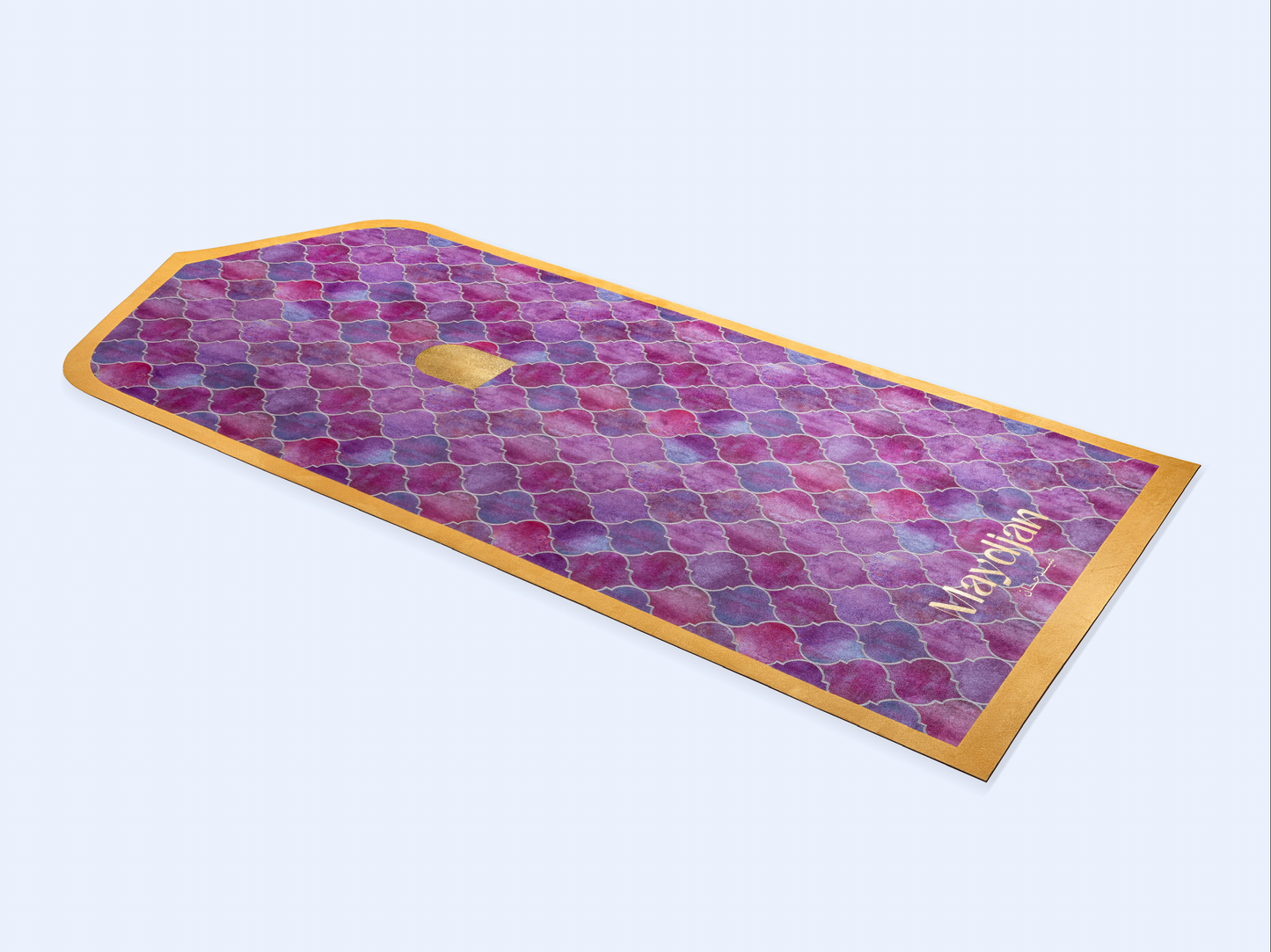 Khaleejiyah Purple Prayer Mat