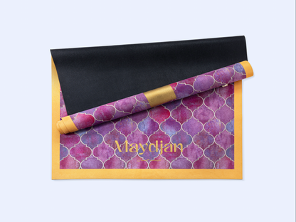 Khaleejiyah Purple Prayer Mat