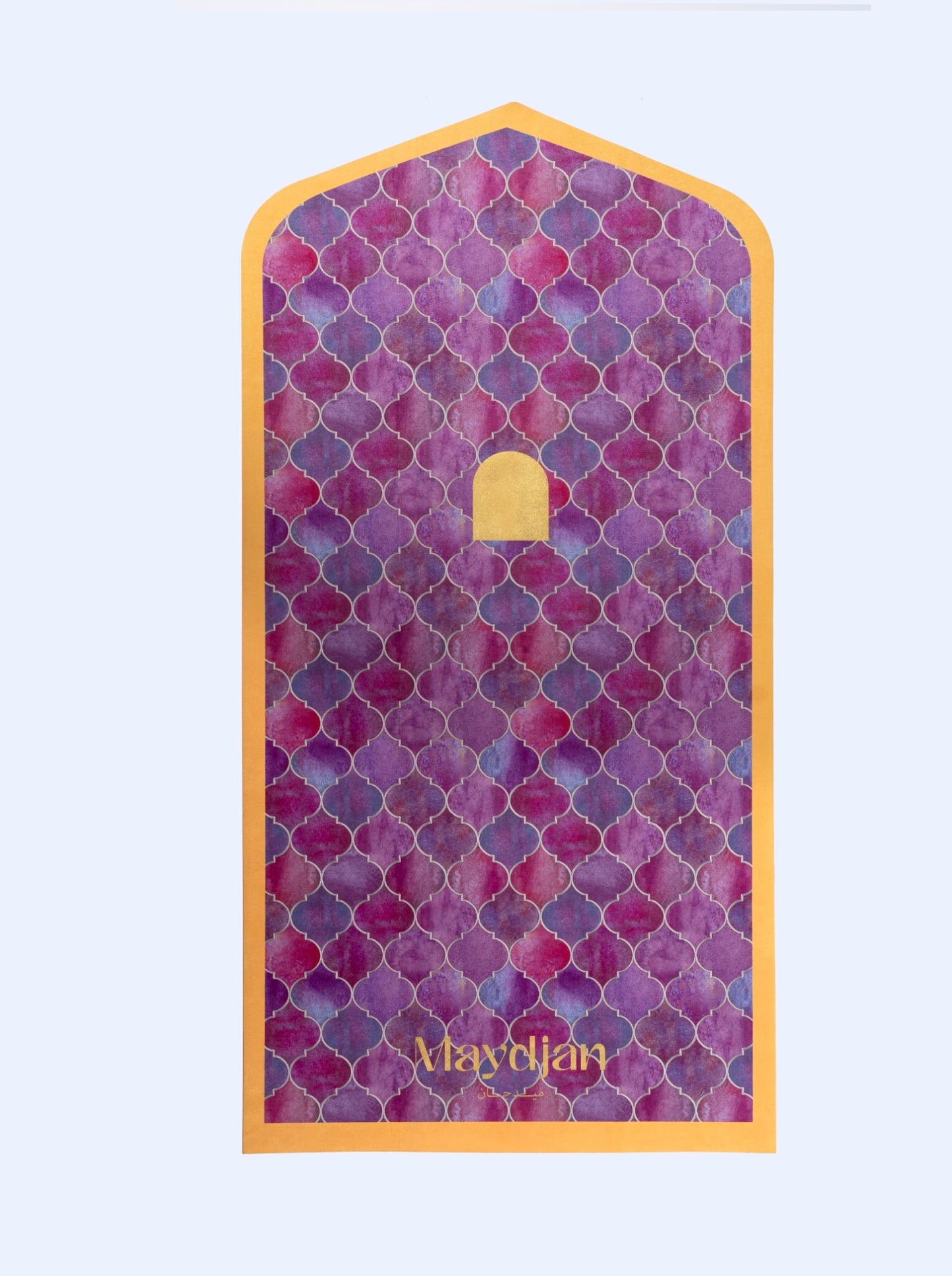 Khaleejiyah Purple Prayer Mat